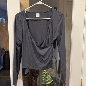 Athleta Charcoal Tee